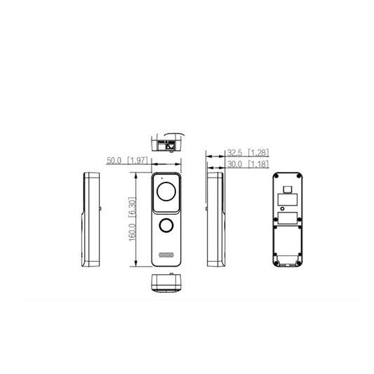 video doorbell / intercom device SPROVI-STN04
